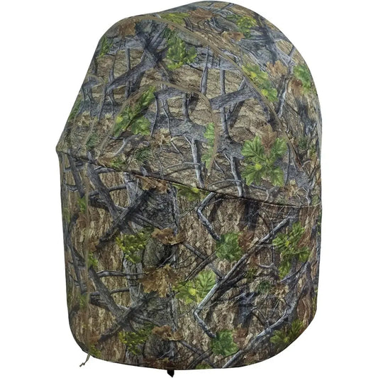 2-Person Transparent Hunting Shelter with Integrated Seating for Deer and Turkey Hunting