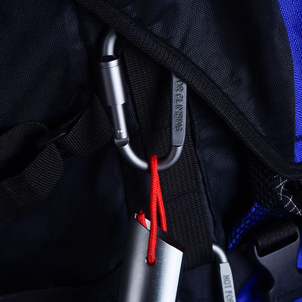 1PCS Carabiner Set For Key Camping Survival EDC Outdoor Keychain Clip Alloy Aluminum Tactical Caribiner Hook Karabiners