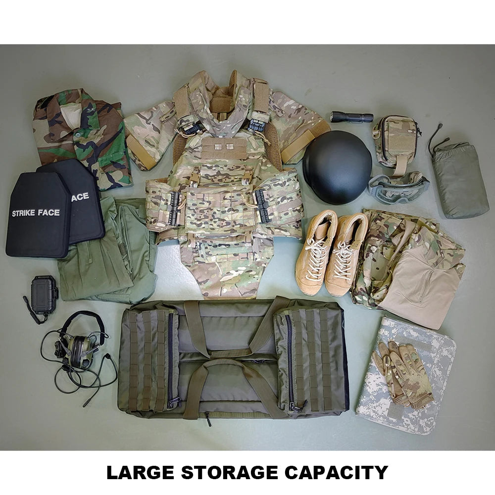 Tactical 80L Large Capacity Backpack Hunting Gear Training Sports Fitness Travelling Handbag Mobile Shoulder Bag
