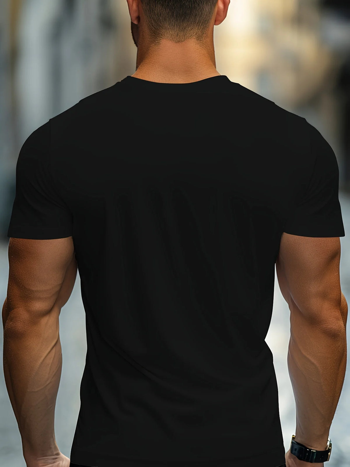 Men's Sports Trend ME Printed Short Sleeve T-Shirt