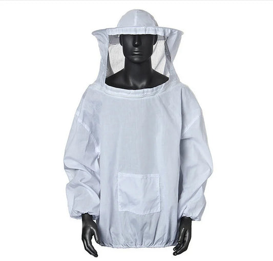 Protective Beekeeping Jacket Veil Smock Equipment Beekeeping Hat Sleeve Beekeeper Suit Apiculture Bee Dress
