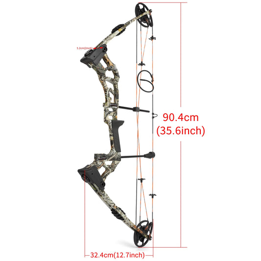 Archery 0-70Lbs Adjustable Compound Bow Hunting M121A Compound Bow