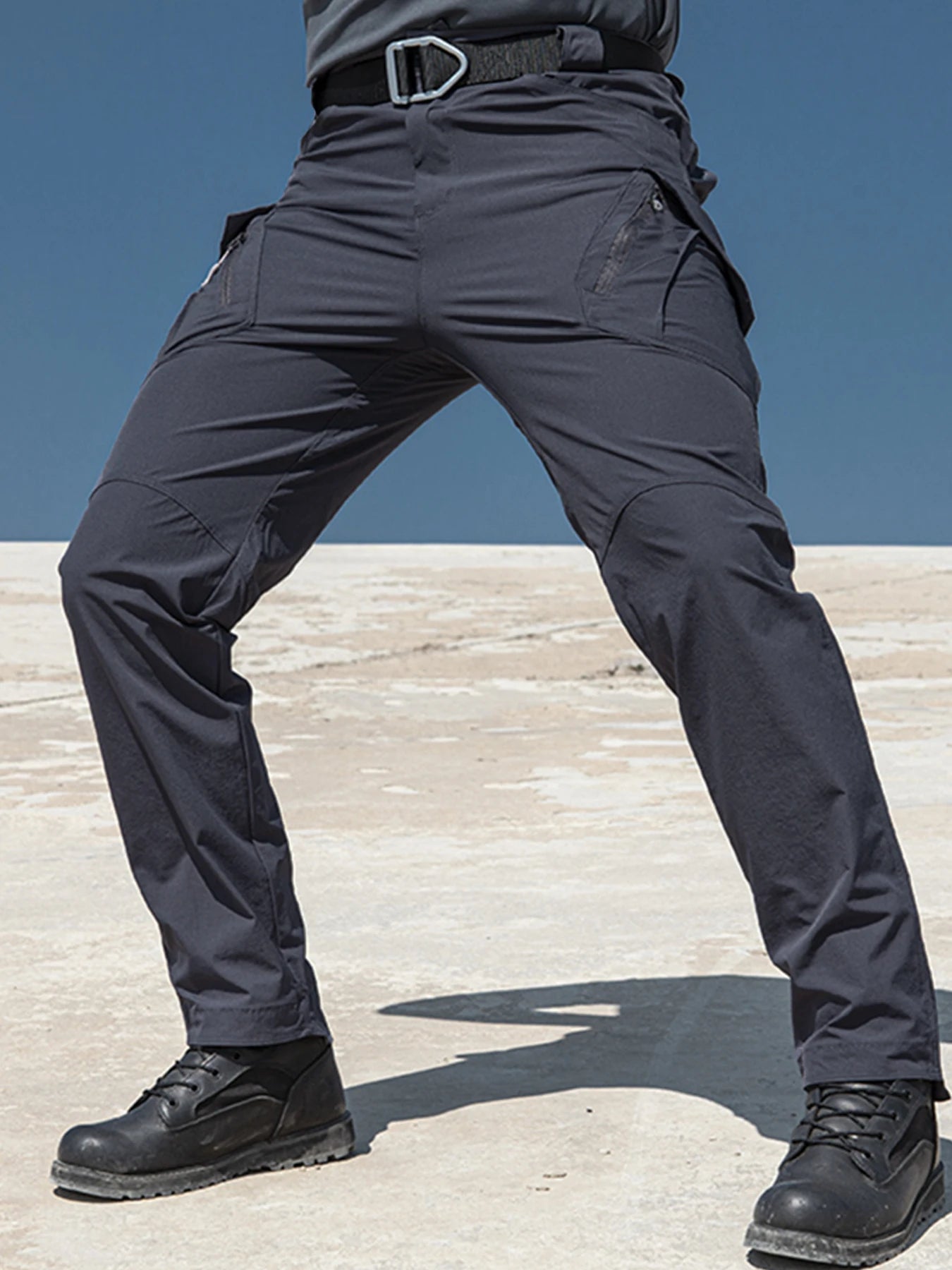 Men's Waterproof Breathable Outdoor Pants Large Pocket Tactical Sports Casual Overalls Pant XS-3XL