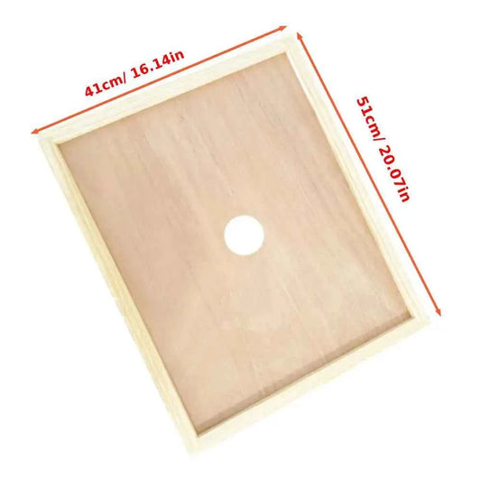 2 pcs Wooden Beehive Inner Cover Beekeeping Beehive Parts for 10-frame Beehive