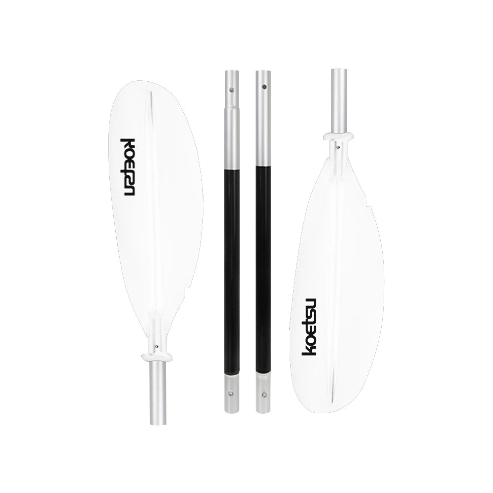 4-Piece Two Way Paddle Adjustable Floating Kayak Paddle Aluminium Alloy Stand Up Paddleboard Paddles for Canoe Kayaking