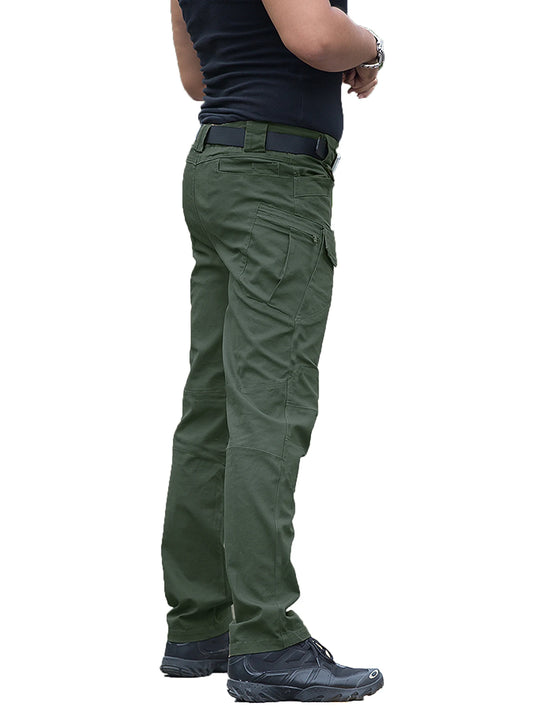 Men's Waterproof Breathable Outdoor Pants Large Pocket Tactical Sports Casual Overalls Pant XS-3XL