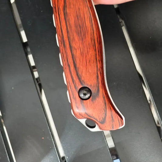 BM 15002 High-hardness Fixed Blade Durable D2 Steel Treatment Outdoor Camping Fishing Tools Jungle Adventure Survival Knife Gift