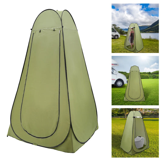 Portable Toilet Tent for Hiking Outdoor Camping Privacy Shelter Waterproof 1.2×1.2×1.9m for Hiking Picnics Fishing Camping