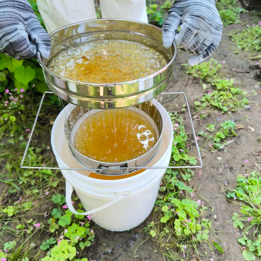 Honey Strainer- Double Sieve Honey Coarse And Fine Filter