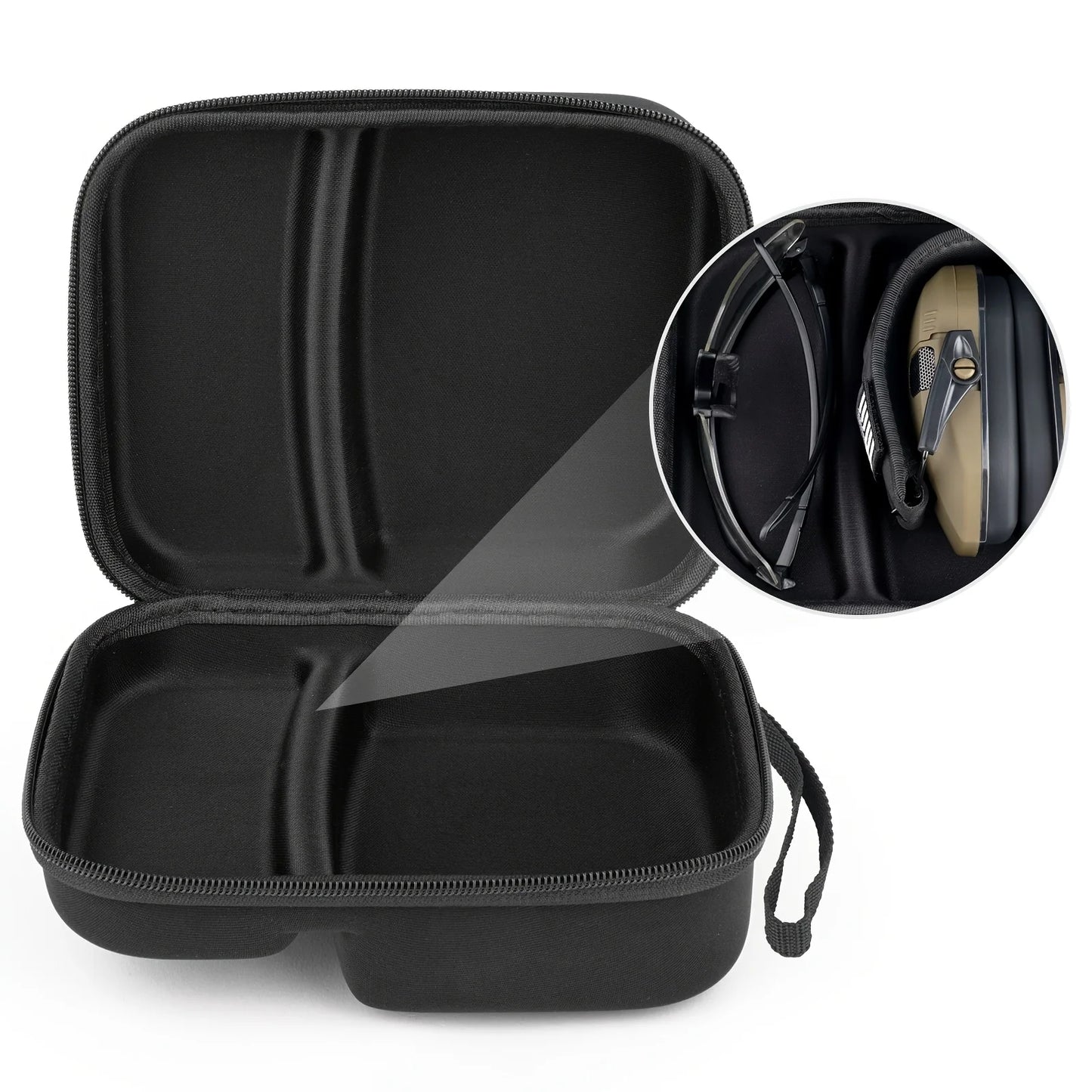 Tactical headphone Case For Walker's Razor Slim Electronic Earmuffs, Storage for Howard Leight, for PROHEAR 016 Ear Protection