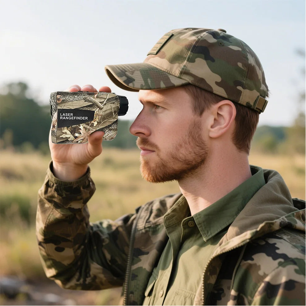 Laser Hunting Rangefinder 600/800/1200Y with Slope 6X  Golf Range Finder For Hunting Golfer Type-C Rechargeable