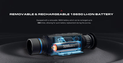 PARD Leopard 256 Thermal Imaging Monocular Waterproof Hunting Digital Camera NETD 25mK 12μm PIP Seneor Resolution 256*192