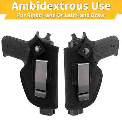Ambidextrous IWB/OWB Holster 2-Piece Set - Tactical Waistband Holster for Glock 17/19/22, Right or Left Hand Draw