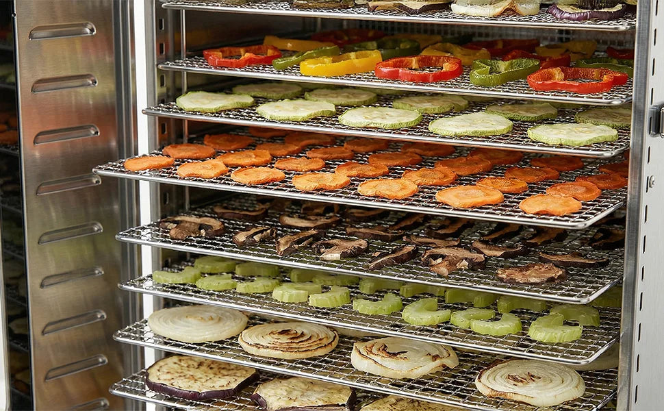 Commercial Food-Dehydrator Machine 20 Trays, with 110V Plugs Industrial-Dehydrator Commercial Meat Dryer 1500W Extra Large Capacity Beef Jerky Maker, Food-Dryer Machine for Fruit