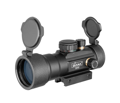 DIANA 3X44 Green Red Dot Sight 2X40 Red Dot 3X42 Tactical Optics Riflescope Fit 11/20mm Rail 1X40 Rifle Sight for Hunting