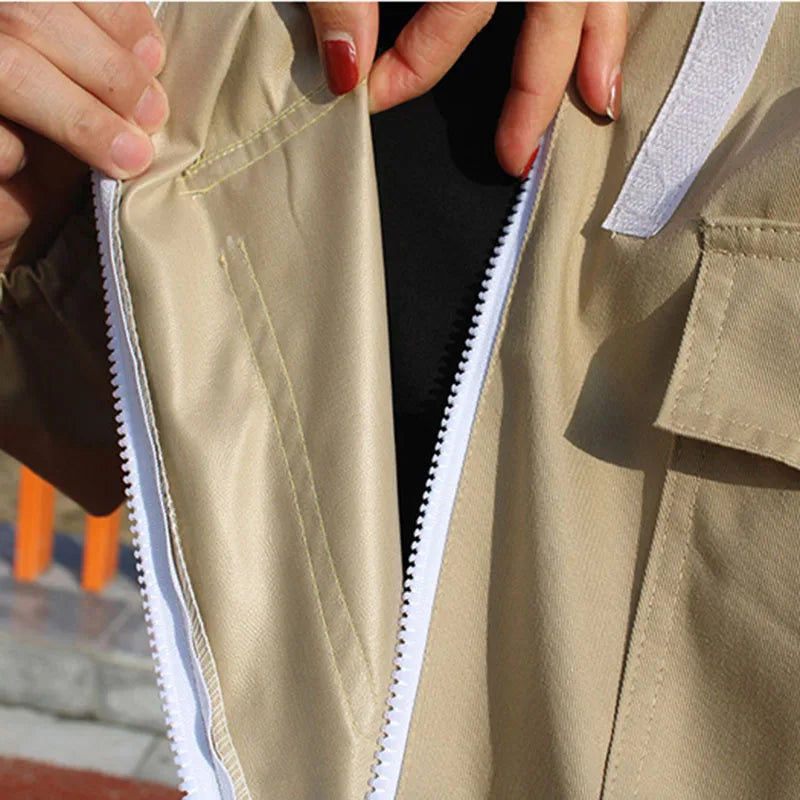 Beekeeping Suit Khaki Beekeeper Clothing Equipment Honeybee Overalls Accessories Apiculture Costume Tools Garden Supplies