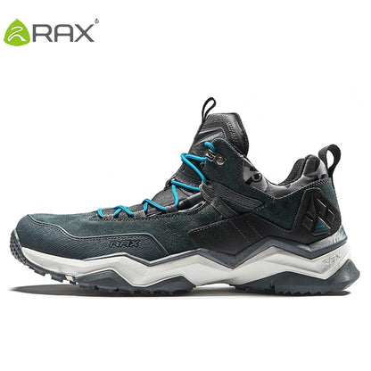 Men Hiking Shoes Mid-top Waterproof Outdoor Sneaker Men Leather Trekking Boots Trail Camping Climbing Hunting Sneakers Women