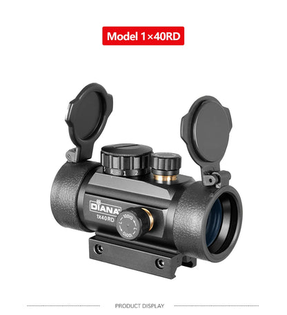 DIANA 3X44 Green Red Dot Sight 2X40 Red Dot 3X42 Tactical Optics Riflescope Fit 11/20mm Rail 1X40 Rifle Sight for Hunting