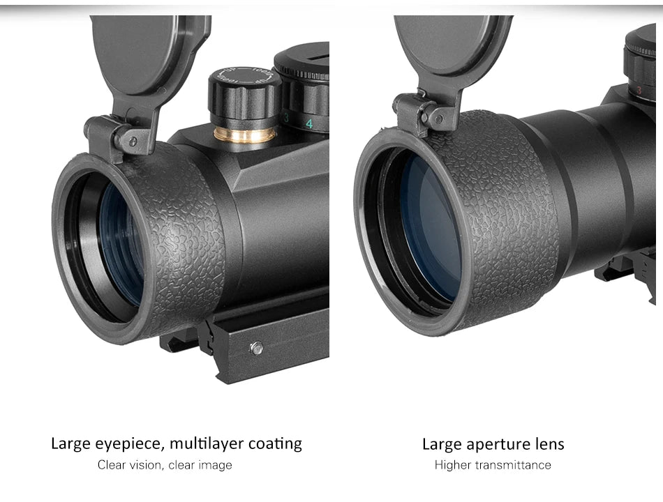 DIANA 3X44 Green Red Dot Sight 2X40 Red Dot 3X42 Tactical Optics Riflescope Fit 11/20mm Rail 1X40 Rifle Sight for Hunting