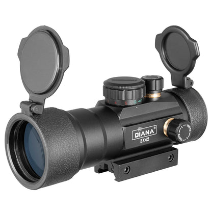 DIANA 3X44 Green Red Dot Sight 2X40 Red Dot 3X42 Tactical Optics Riflescope Fit 11/20mm Rail 1X40 Rifle Sight for Hunting
