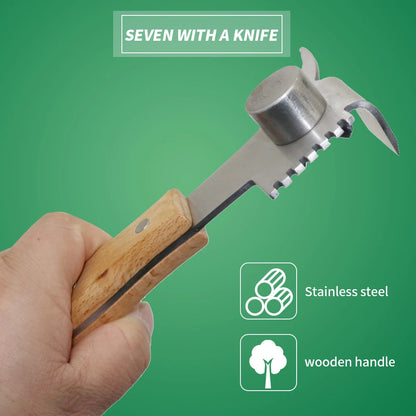Stainless Steel Beehive Beekeeping  Scraper 7in1 Honey Knife Multifunction Beekeeping Tools Uncapping  Bee Hive Tools