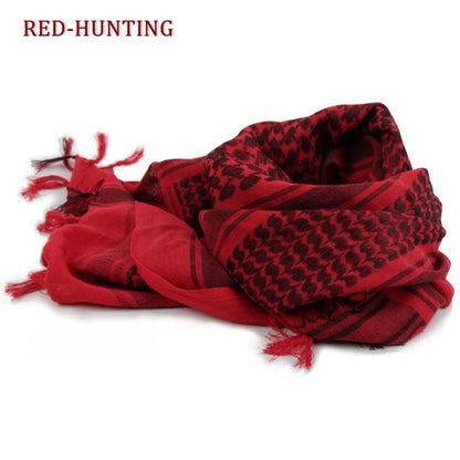 Tactical Keffiyeh Arab Scarf Shawl Neck Cover Head Wrap Cotton