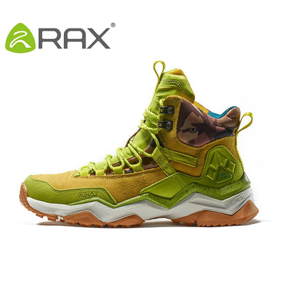 Men Hiking Shoes Mid-top Waterproof Outdoor Sneaker Men Leather Trekking Boots Trail Camping Climbing Hunting Sneakers Women