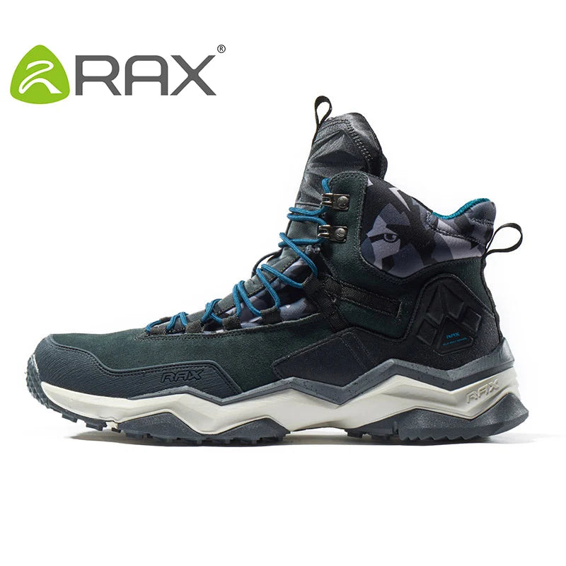 Men Hiking Shoes Mid-top Waterproof Outdoor Sneaker Men Leather Trekking Boots Trail Camping Climbing Hunting Sneakers Women
