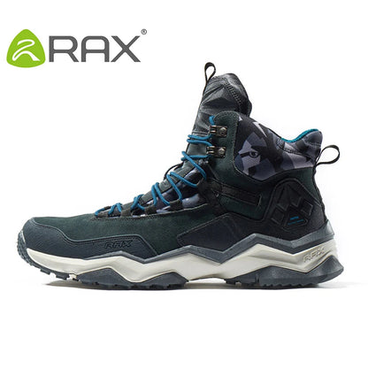 Men Hiking Shoes Mid-top Waterproof Outdoor Sneaker Men Leather Trekking Boots Trail Camping Climbing Hunting Sneakers Women
