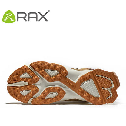 Men Hiking Shoes Mid-top Waterproof Outdoor Sneaker Men Leather Trekking Boots Trail Camping Climbing Hunting Sneakers Women