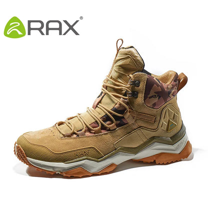 Men Hiking Shoes Mid-top Waterproof Outdoor Sneaker Men Leather Trekking Boots Trail Camping Climbing Hunting Sneakers Women