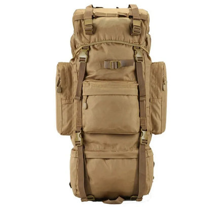 70L Backpack Waterproof Oxford 1000D Mountaineering Backpacks Casual Wear-resisting Camouflage Bag