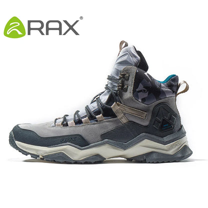 Men Hiking Shoes Mid-top Waterproof Outdoor Sneaker Men Leather Trekking Boots Trail Camping Climbing Hunting Sneakers Women