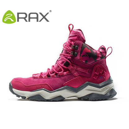Men Hiking Shoes Mid-top Waterproof Outdoor Sneaker Men Leather Trekking Boots Trail Camping Climbing Hunting Sneakers Women