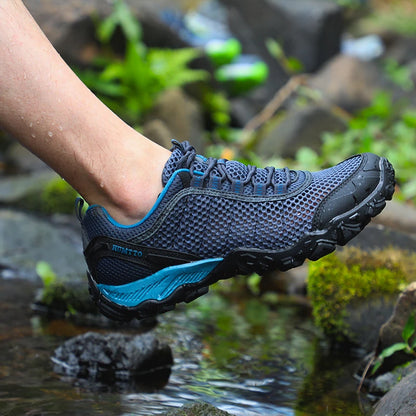 Men Hiking Shoes Breathable Outdoor Sports Climbing Shoes hunting shoes women Trekking Sneakers ankle boots tennis shoes