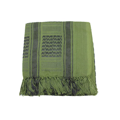 Tactical Keffiyeh Arab Scarf Shawl Neck Cover Head Wrap Cotton