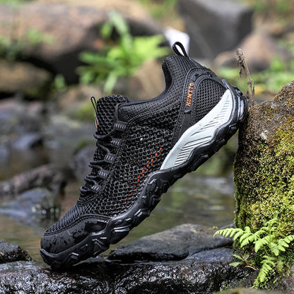 Men Hiking Shoes Breathable Outdoor Sports Climbing Shoes hunting shoes women Trekking Sneakers ankle boots tennis shoes