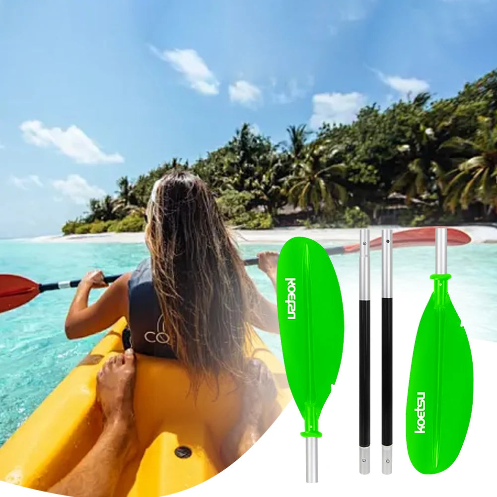 4-Piece Two Way Paddle Adjustable Floating Kayak Paddle Aluminium Alloy Stand Up Paddleboard Paddles for Canoe Kayaking