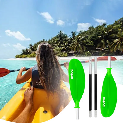 4-Piece Double-Head Surfpaddle Aluminium Alloy Floating Kayak Paddle Stand Up Paddleboard Paddles for Outdoor Water Sports
