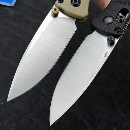 Daily Carry EDC Pocket Knife BM535 CPM20CV Blade Nylon Fiber Handle Essential Emergency Tools for Hiking Adventures Self-defense