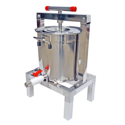 Premium Stainless Steel Honey Press - Manual Beekeeping Tool For Easy Honey & Wax Extraction, No Batteries Required