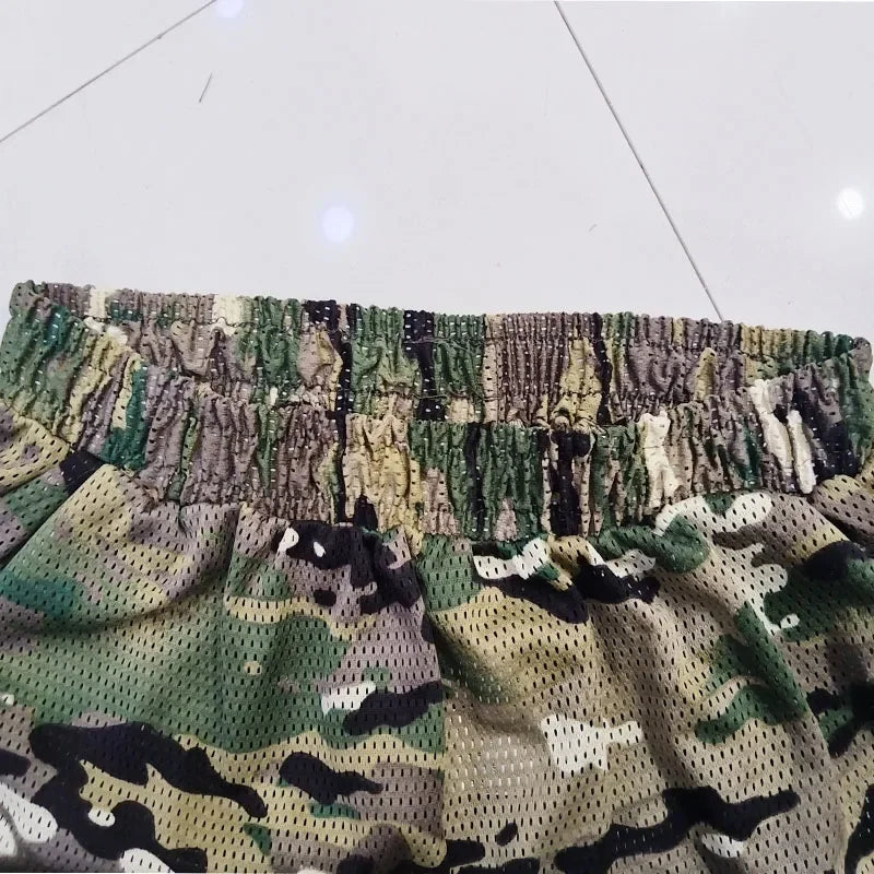 Men Fishing Hiking Sets Outdoor Tactical Mesh Hoodie Mosquito-Proof Set Camping Jacket Elastic Waistband Hunting Pants Men Kids