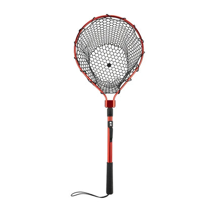 LINNHUE Fishing Nets Folding Laning Net Cheap Price Rubber/Silicone Mesh Catch 14kg Fish Lure Fishing Tool Anglers Accessory