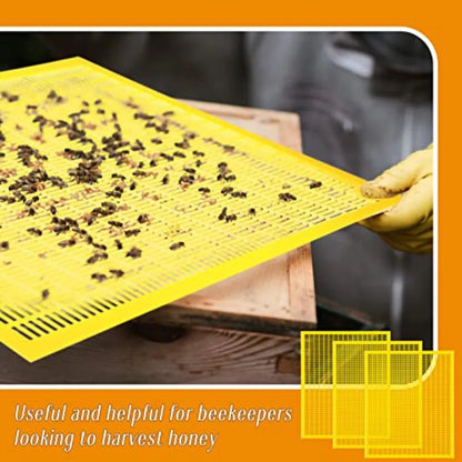 Rtteri Pcs Plastic Queen Excluder Queen Bee Excluder for Bee Hive Beekeeping Separating Queen Bees from Honey Beekeepers Lookin