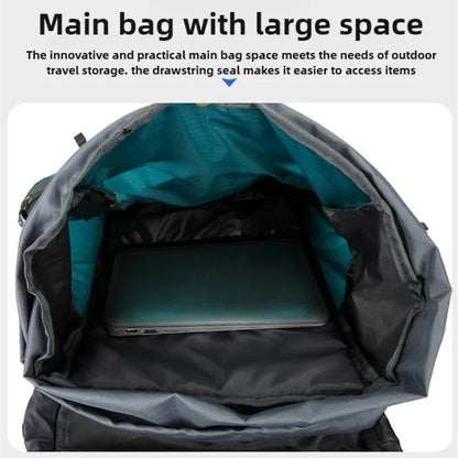 Waterproof Hiking Backpack With Rain Cover Outdoor Camping Travel Mountaineering Men Women Shoulder Climbing Traveling Bags