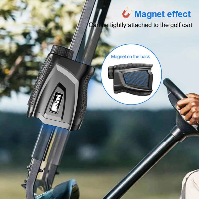 Nohawk Professional Golf Laser Rangefinder with Slope Compensation Distance Lazer Meter for G Sport Hunting Survey