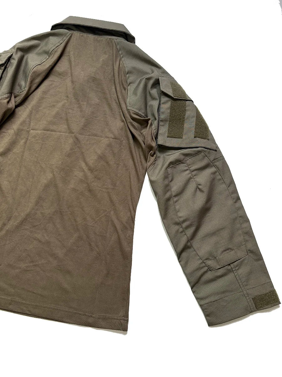 Outdoor Hunting Military Tactics G3 Training Suit, CP Style GEN3 Green Tiger Spot Combat Set, Tactical Top, Tactical Pants Men