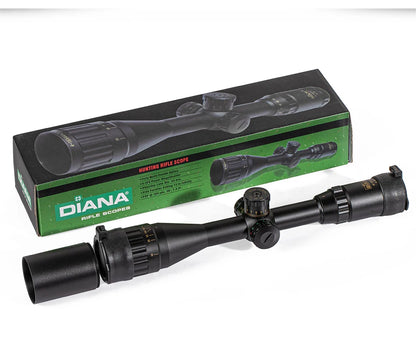 DIANA 4-16x44 Tactical Riflescope Optic Sight Green Red Illuminated Hunting Scopes RU Rifle Scope Sniper Airsoft Air Gun S