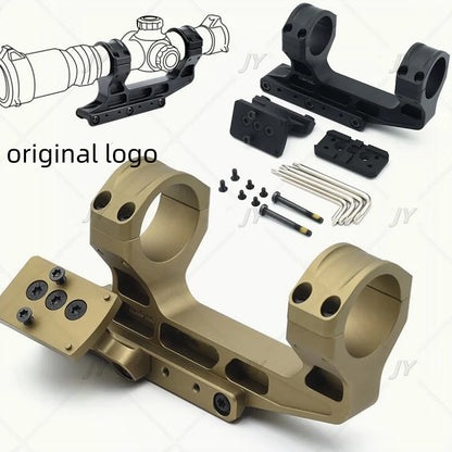 Fast LPVO Scope Mount  2.05 " Centerline Height 30mm Tube Offset Mount Plate for Red Dot Sight Ar 15 Accessories P.catin.ny Rail
