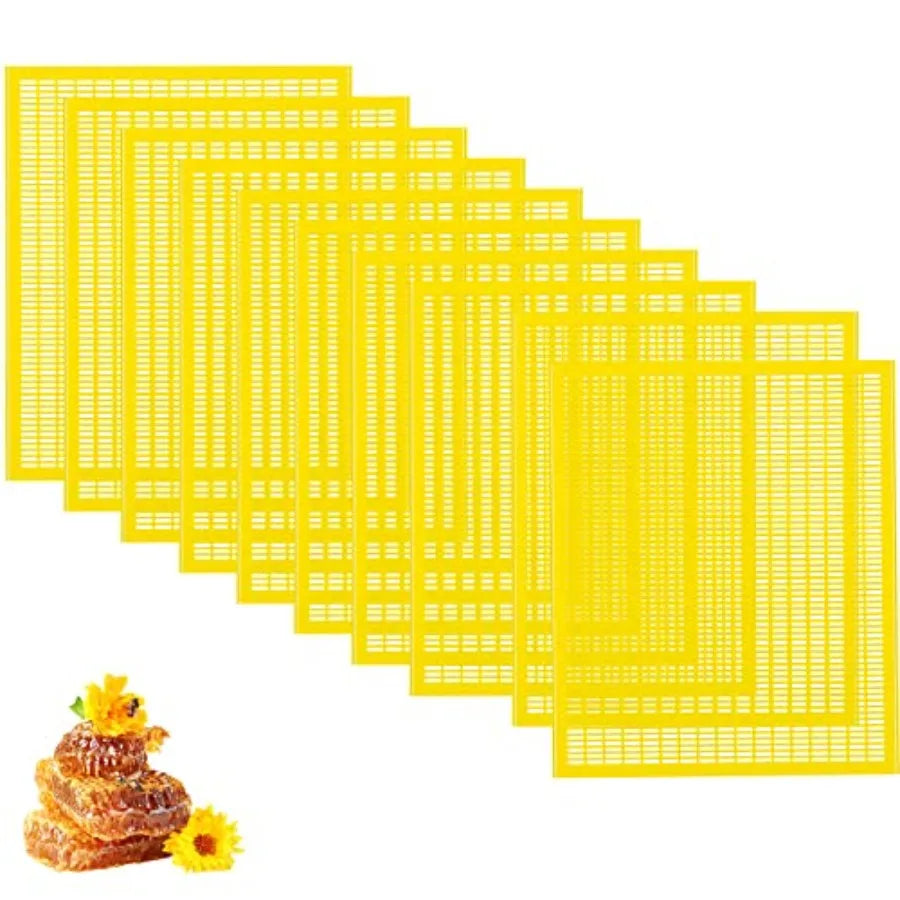 Rtteri Pcs Plastic Queen Excluder Queen Bee Excluder for Bee Hive Beekeeping Separating Queen Bees from Honey Beekeepers Lookin